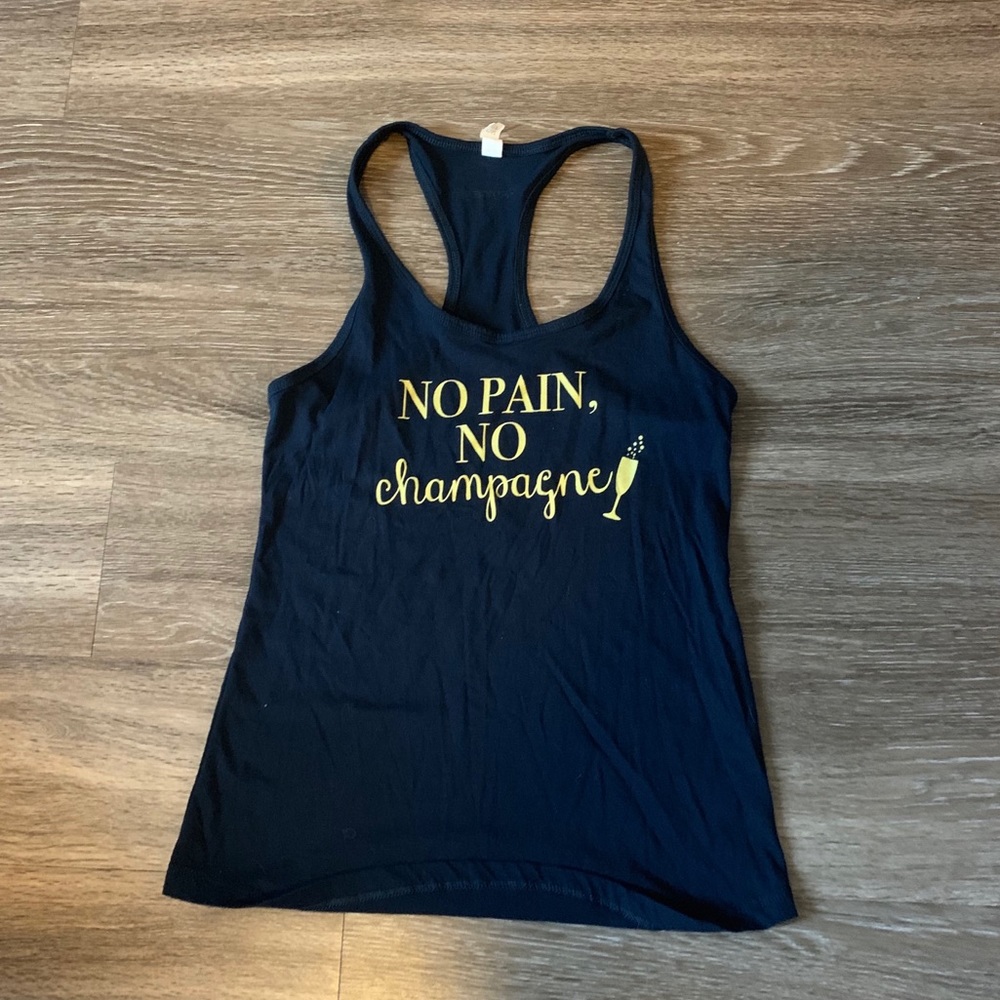 Champagne Workout Graphic Tank